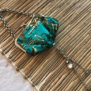 GIESS Adorable mini satin bag with gem Detail ￼